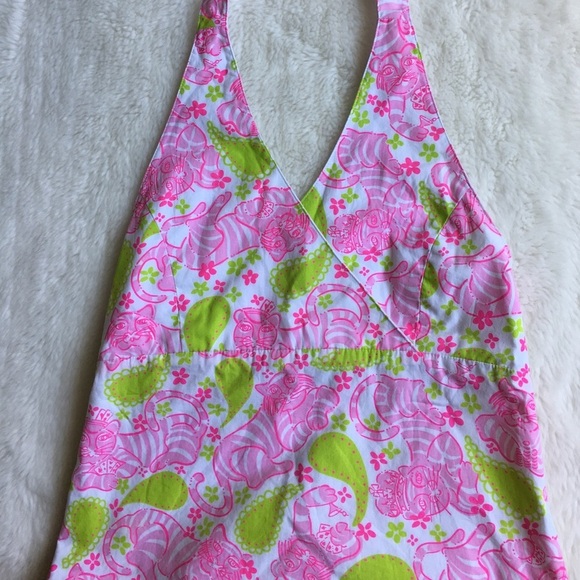 Lilly Pulitzer Girls Halter Summer Dress size 14